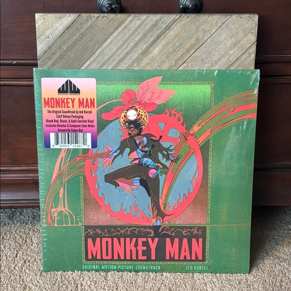 Jed Kurzel- Monkey Man Soundtrack Vinyl Sealed